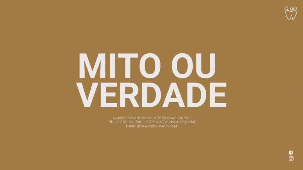Dica #1 - Mito ou Verd